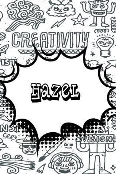 Paperback Hazel: Personalized Doodle Isometric Dot Paper Notebook Featuring 120 Pages 6x9 Book