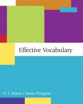 Paperback Effective Vocabulary Book