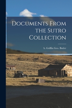 Paperback Documents From the Sutro Collection Book
