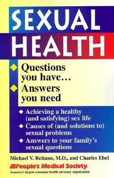 Paperback Sexual Health: Questions You Have....Answers You Need Book