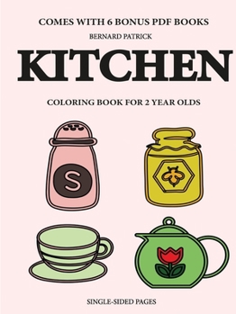 Paperback Coloring Books for 2 Year Olds (Kitchen) Book