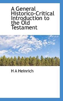 Paperback A General Historico-Critical Introduction to the Old Testament Book