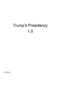 Paperback Trump's Presidency 1.0 Book