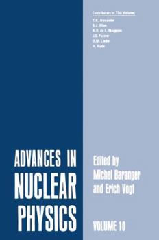 Paperback Advances in Nuclear Physics: Volume 10 Book