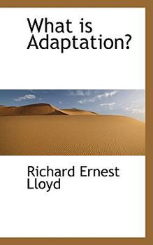 What Is Adaptation?