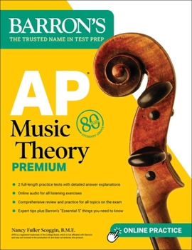 Paperback AP Music Theory Premium, Fifth Edition: Prep Book with 2 Practice Tests + Comprehensive Review + Online Audio Book