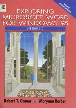 Spiral-bound Exploring Microsoft Word for Windows 95 Book