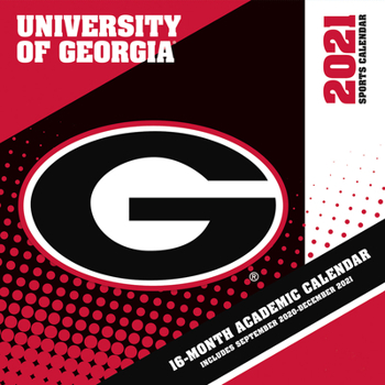 Calendar Georgia Bulldogs 2021 12x12 Team Wall Calendar Book