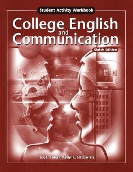 Paperback College English and Communication, Student Activity Workbook Book