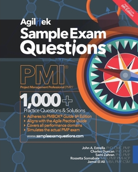 Paperback Sample Exam Questions: PMI Project Management Professional (PMP) Book