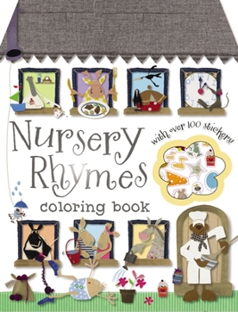 Paperback Nursery Rhymes Coloring Book