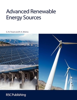 Paperback Advanced Renewable Energy Sources Book