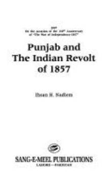 Hardcover Punjab and the Indian Revolt of 1857 Book