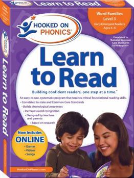Hooked on Phonics Learn to Read - Level 3: Word Families (Early Emergent Readers | Kindergarten | Ages 4-6)