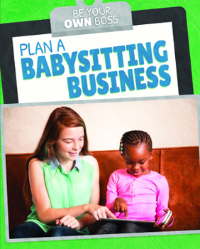Library Binding Plan a Babysitting Business Book