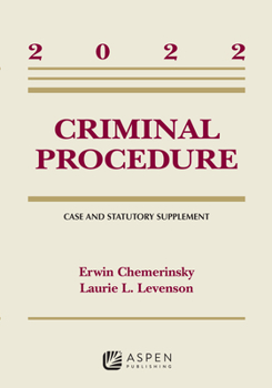 Paperback Criminal Procedure: Case and Statutory Supplement, 2022 Book