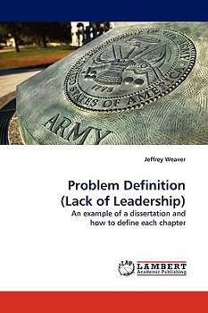 Paperback Problem Definition (Lack of Leadership) Book