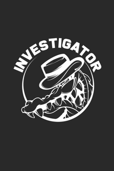 Paperback Investigator: 6x9 Detective - dotgrid - dot grid paper - notebook - notes Book