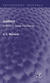 Hardcover Instinct: A Study in Social Psychology Book