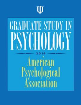 Paperback Graduate Study in Psychology: 2014 Book