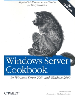 Paperback Windows Server Cookbook Book