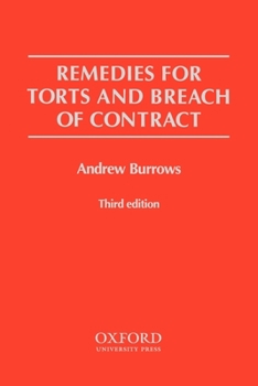 Paperback Remedies for Torts and Breach of Contract Book