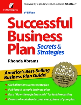 Paperback Successful Business Plan: Secrets & Strategies Book