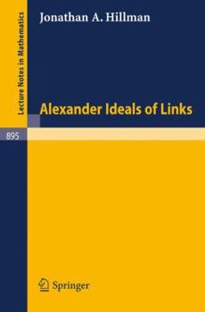 Paperback Alexander Ideals of Links Book