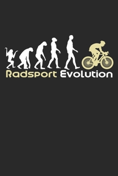 Paperback Radsport Evolution: Notizbuch/Tagebuch/Organizer/120 Linierte Seiten/ 6x9 Zoll [German] Book