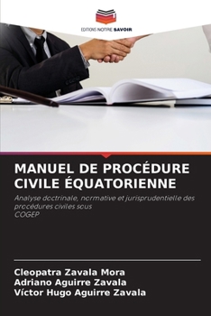 Paperback Manuel de Procédure Civile Équatorienne [French] Book