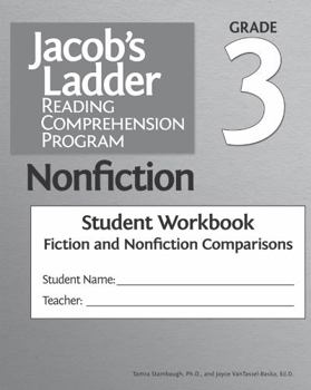 Paperback Jacob's Ladder Reading Comprehension Program: Nonfiction Grade 3, Student Workbooks, Fiction and Nonfiction Comparisons (Set of 5) Book