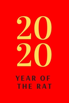 Paperback 2020 Year of the Rat: Chinese New Year Notebook/Notepad, A5 120 lined pages diary/journal gift Book