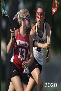 Paperback 2020: Diary, Weekly Planner, Organiser, Year 2020 - Week Per View. Gift for Female Lacrosse Player Book