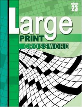 Paperback Large Print Crossword Puzzle Book [Large Print] Book