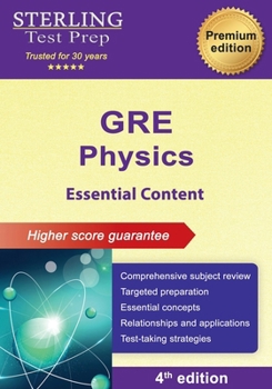 Paperback GRE Physics Essential Content: Comprehensive Review for GRE Physics Subject Test Book