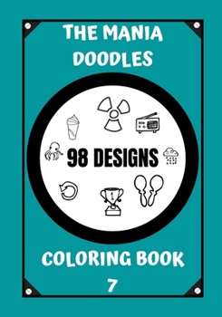 Paperback Coloring Book: The Mania Doodles Book