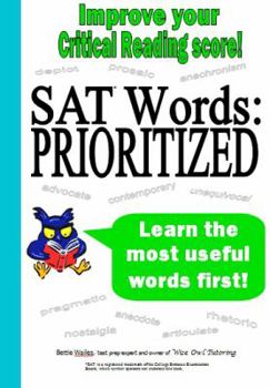 Paperback SAT Words: Prioritized Book