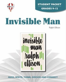 Paperback The Invisible Man - Student Packet by Novel Units Book