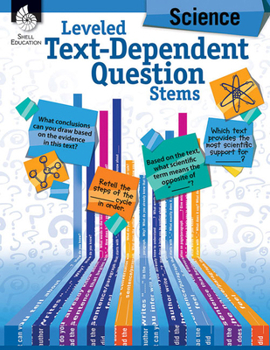 Paperback Leveled Text-Dependent Question Stems: Science Book