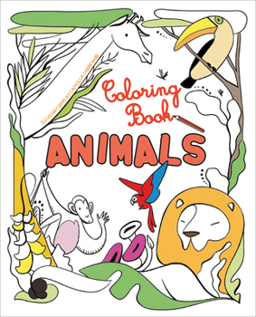 Paperback White Star Verlag Animals Colouring Book. Book