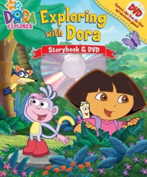 Hardcover Exploring with Dora: Storybook & DVD [With DVD] Book