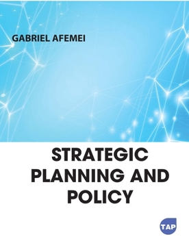 Paperback Strategic Planning and Policy Book