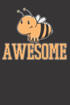 Notebook: Bee Beekeeping Awesome Beekeeper Cute Shirt Dot Grid 6x9 120 Pages
