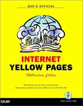 CD-ROM Que's Official Internet Yellow Pages: Milennium Edition Book