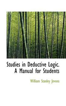 Paperback Studies in Deductive Logic. a Manual for Students Book