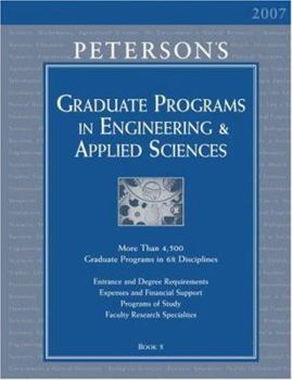 Hardcover Peterson's Graduate Programs in Engineering & Applied Sciences: Book 5 Book