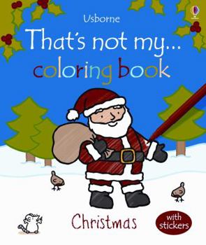 Paperback That's Not My Coloring Book Christmas Book