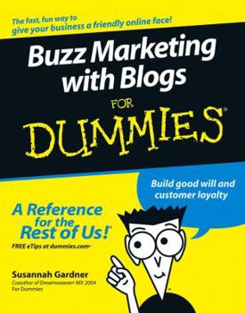 Paperback Buzz Marketing with Blogs for Dummies Book