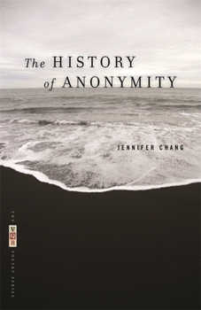 Paperback The History of Anonymity Book