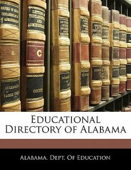 Paperback Educational Directory of Alabama Book